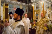 Божественная литургия в день памяти прп. Феодосия Великого