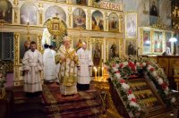 Божественная литургия в день памяти прп. Феодосия Великого