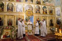 Божественная литургия в день памяти прп. Феодосия Великого