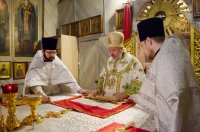 Божественная литургия в день памяти прп. Феодосия Великого