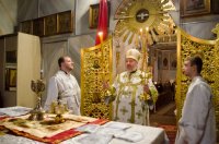 Божественная литургия в день памяти прп. Феодосия Великого