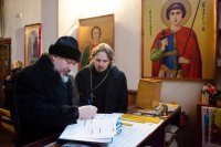 Рабочий визит в храм Николая Чудотворца г.п. Василевичи Рабочий визит в храм Николая Чудотворца г.п. Василевичи