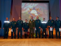 Священник поздравил работников и ветеранов подразделений по ЧС РБ 