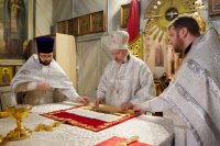 Божественная литургия в Свято-Петро-Павловском кафедральном соборе г.Гомеля