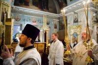 Божественная литургия в Свято-Петро-Павловском кафедральном соборе г.Гомеля