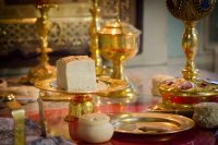 Божественная литургия в Свято-Петро-Павловском кафедральном соборе г.Гомеля