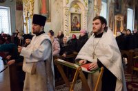 Божественная литургия в Свято-Петро-Павловском кафедральном соборе г.Гомеля