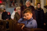 Божественная литургия в Свято-Петро-Павловском кафедральном соборе г.Гомеля