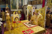 Божественная литургия в Свято-Петро-Павловском кафедральном соборе г.Гомеля