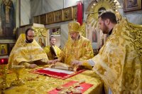 Божественная литургия в Свято-Петро-Павловском кафедральном соборе г.Гомеля