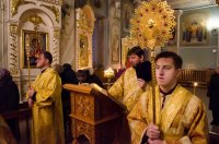 Божественная литургия в Свято-Петро-Павловском кафедральном соборе г.Гомеля