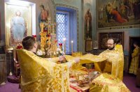 Божественная литургия в Свято-Петро-Павловском кафедральном соборе г.Гомеля