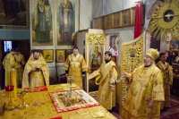 Божественная литургия в Свято-Петро-Павловском кафедральном соборе г.Гомеля