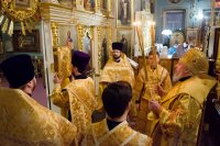 Божественная литургия в Свято-Петро-Павловском кафедральном соборе г.Гомеля