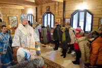 Божественная литургия в день праздника иконы Божией Матери "Отрада и Утешение"
