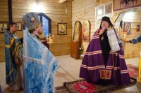 Божественная литургия в день праздника иконы Божией Матери "Отрада и Утешение"