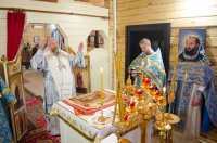 Божественная литургия в день праздника иконы Божией Матери "Отрада и Утешение"