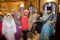 Божественная литургия в день праздника иконы Божией Матери "Отрада и Утешение"