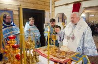 Божественная литургия в день праздника иконы Божией Матери "Отрада и Утешение"