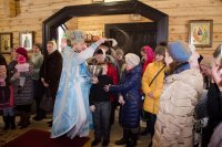 Божественная литургия в день праздника иконы Божией Матери "Отрада и Утешение"