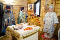 Божественная литургия в день праздника иконы Божией Матери "Отрада и Утешение"