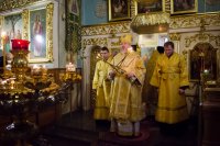 Божественная литургия в Свято-Петро-Павловском кафедральном соборе г.Гомеля