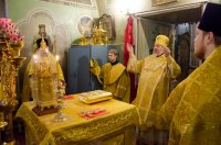 Божественная литургия в Свято-Петро-Павловском кафедральном соборе г.Гомеля