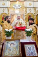 Божественная литургия в день празднования перенесения мощей свт. Иоанна Златоуста