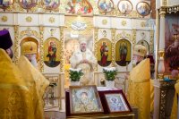 Божественная литургия в день празднования перенесения мощей свт. Иоанна Златоуста