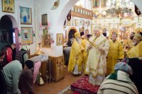 Божественная литургия в день празднования перенесения мощей свт. Иоанна Златоуста