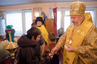 Божественная литургия в день памяти прп. Лаврентия Туровского Божественная литургия в день памяти прп. Лаврентия Туровского