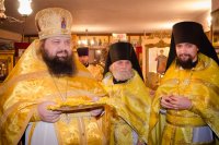 Божественная литургия в день памяти прп. Лаврентия Туровского Божественная литургия в день памяти прп. Лаврентия Туровского