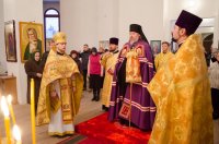 Божественная литургия в Неделю о блудном сыне, Собор Вселенских учителей и святителей Василия Великого, Григория Богослова и Иоанна Златоустого