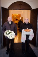 Божественная литургия в Неделю о блудном сыне, Собор Вселенских учителей и святителей Василия Великого, Григория Богослова и Иоанна Златоустого