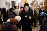 Божественная литургия в Неделю о блудном сыне, Собор Вселенских учителей и святителей Василия Великого, Григория Богослова и Иоанна Златоустого