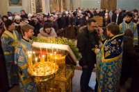 Всенощное бдение в канун праздника Сретения Господня