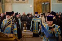 Всенощное бдение в канун праздника Сретения Господня