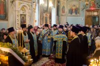 Всенощное бдение в канун праздника Сретения Господня