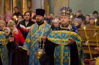 Всенощное бдение в канун праздника Сретения Господня