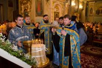 Всенощное бдение в канун праздника Сретения Господня