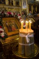 Всенощное бдение в канун праздника Сретения Господня