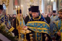 Всенощное бдение в канун праздника Сретения Господня