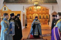 Всенощное бдение накануне праздника Сретения Господа Бога и Спаса нашего Иисуса Христа