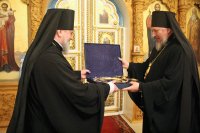 Всенощное бдение накануне праздника Сретения Господа Бога и Спаса нашего Иисуса Христа