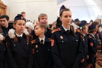 Преосвященный Стефан сослужил за Божественной литургией митрополиту Смоленскому и Рославльскому Исидору