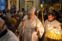 Вечернее богослужение в канун Вселенской родительской субботы