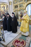 Преосвященный Стефан сослужил Митрополиту Павлу, Патриаршему Экзарху всея Беларуси