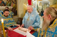  Божественная литургия в криптовом храме Свято-Петро-Павловском кафедрального собора