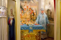 Божественная литургия в криптовом храме Свято-Петро-Павловском кафедрального собора