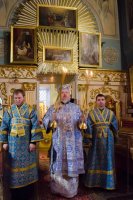 Божественная литургия в Свято-Петро-Павловском кафедральном соборе г.Гомеля